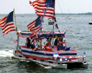 Tailgating Fireworks: Our Guide To Throwing A Fourth Of July Tailgate 21 pontoon 300x238 1