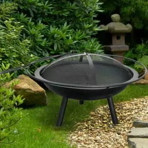 Our Master Guide To Backyard Fire Pits Perfect For Keeping You Warm At Your Fall Homegate 3 landmanns halo outdoor fire pit 193 300x300 1
