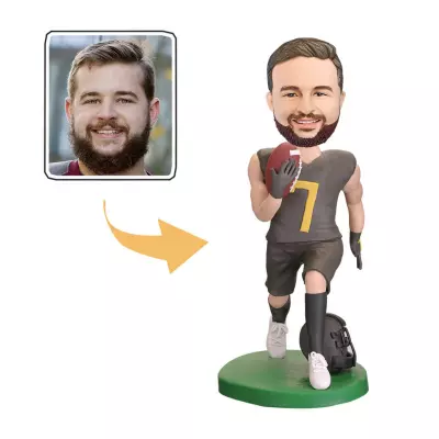Custom Football Bobblehead Doll