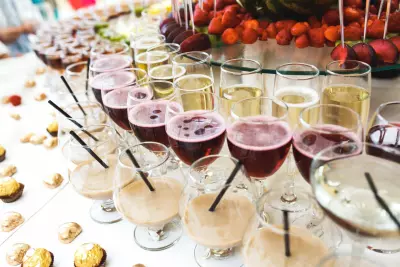 16+ Breakfast Cocktail Ideas Perfect For Kicking Off Your Tailgate Party 3 wine and champagne cocktail with fruits 2021 08 26 17 18 46 utc