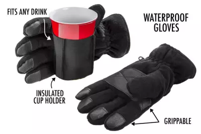 TailGator Beverage Glove 2 beer koozie gloves