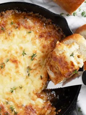 Taylor Swift Inspired Football Recipes 2 Warm Brie Dip - Seasons and Suppers