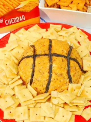Ten Appetizer Recipes For The Final Four 3 Slam Dunk Cheez-It Cheeseball