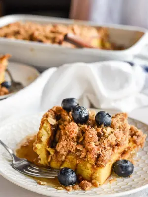 Ten Portable Make-Ahead Breakfast Recipes To Power Up Your Tailgate 10 Overnight Pancake Casserole (with Cinnamon Streusel) | NeighborFood